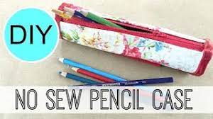 diy pencil case no sew project by