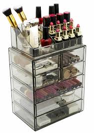 acrylic makeup organizer storage box w