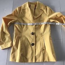Ellen Tracy Yellow Belted Trench