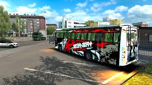 Download bus simulator indonesia mod apk unlimited money apk home. Komban Bus Skin 5 In 1 Pack Marutiv2 Ets 2