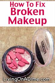 how to fix broken makeup quick and