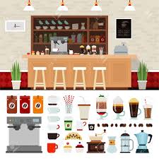 Laptop, smartphone, or pill wallpaper abyss. Coffee Shop Illustration Set With Shop Interior Background Design Royalty Free Cliparts Vectors And Stock Illustration Image 56713796