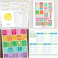 Printable Health And Fitness Planners And Printable Planner Stickers