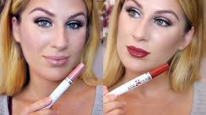 Lip Product Of The Week Maybelline 24 Hour Superstay Lip Color Review Demo Auden Hesson