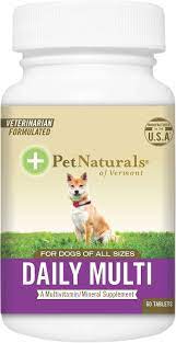 Senior dogs for example need supplements that can help with joint health or to boost their immunity. Pet Naturals Of Vermont Daily Multivitamin Tablets Dog Supplement 60 Count Chewy Com