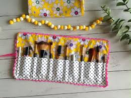how to sew a make up brush holder sew