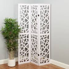 cut out room divider white hartleys