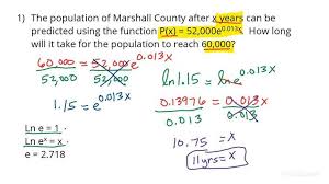 Evaluating An Exponential Function With
