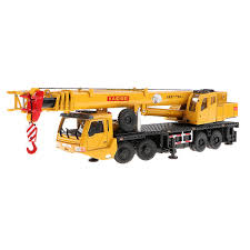 1 55 Tower Crane Excavator Construction Diecast Vehicle Model Educational Toys Birthday Gift For Children Kids Toddler