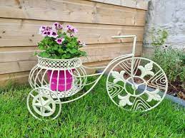 Bicycle Shaped Flower Pot Garden And