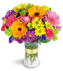 radiant rainbow send flowers to