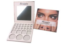paper makeup eyeshadow pallet packaging