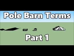 pole barn building terminology how to