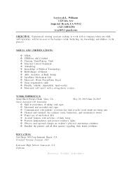 Resume Sample For Students With No Experience Resume Samples For No