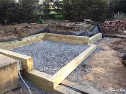 build an awesome wood retaining wall