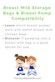 Breast Pump And Breast Milk Storage Bags Compatibility The