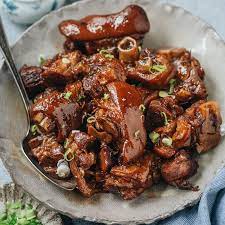 chinese braised pork trotters 红烧猪蹄