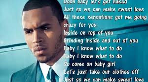 Chris Brown Sweet Love Lyrics HD YouTube