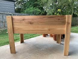 What's the best wood for planter boxes? How To Build A Planter Box Using Cedar Fence Pickets Okra In My Garden