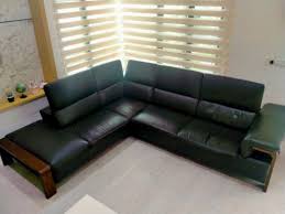 l shape top quality rozel leather sofa
