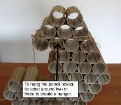 Diy Pencil Holder Using Toilet Paper Tubes