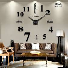 3d diy large decorative wall clocks