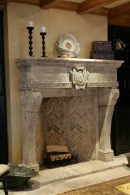 Antique Stone Fireplace Mantels