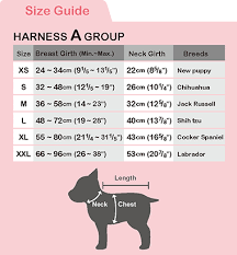 Puppia Harness Size Chart Pug Goldenacresdogs Com