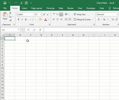 how to insert a check mark in excel