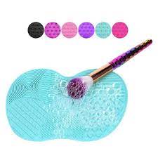 makeup brush cleaning mat the kissed