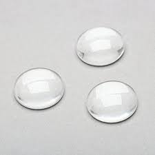 Glass Cabochons Dome Tiles 50pcs 16mm