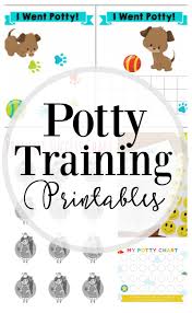 free potty training charts printables