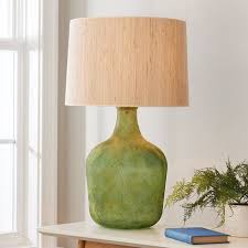 Blown Glass Lamp On