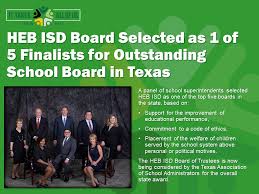 heb isd board selected as 1 of 5
