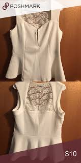 Dressy Tank Top Dressy Cream Colored Tank Top With Zipper