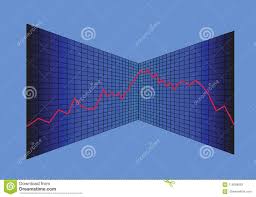 Stock Chart With Depth Stock Vector Illustration Of Blue