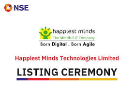 Get complete details on happiest minds technologies ltd. Listing Opening Bell Events
