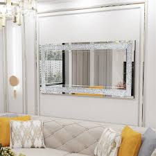 Decorative Wall Mirror Crushed Diamond