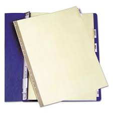 Avery Dennison 11730 Insertable Clear Tab Dividers For Data Binders
