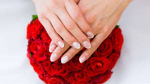 Gorgeous red nail art designs for stylish women; 20 Gorgeous Wedding Nail Designs For Brides In 2021 The Trend Spotter