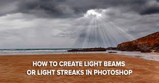 how to create light beams light