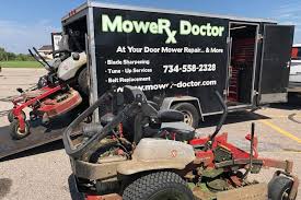 Why pay pick up and delivery fees? At Your Door Mobile Lawn Mower Repair Service Mower Doctor Com