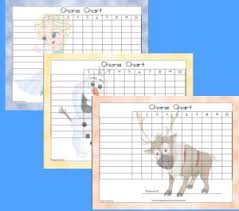Free Frozen Themed Chore Charts Life Of A Homeschool Mom