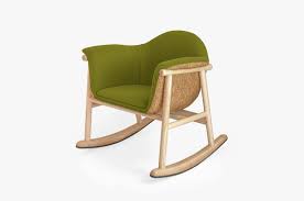 made from cork this rocking chair is a