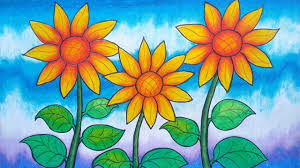Anda bisa mengabadikan momen bunga mekar dengan membentuk gambarsederhana seperti contoh gambar bunga teratai diatas. Cara Menggambar Dan Mewarnai Bunga Untuk Lomba Menggambar Bunga Matahari Youtube