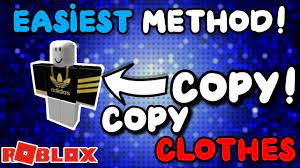 roblox how to copy clothes best
