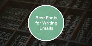 Best font for the personal mail. Email Typography 5 Best Fonts For Writing Sleek And Professional Emails Navthemes