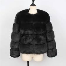 Ace Shock Fluffy Faux Fox Fur Jacket For Women Fashion