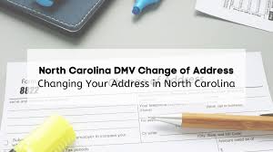 north carolina dmv change of address