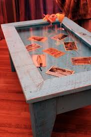 Display Coffee Table Tempered Glass